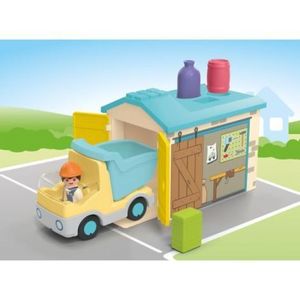 Playmobil Junior - Camion cu garaj de sortare imagine