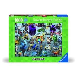 Ravensburger - Puzzle provocarea Minecraft 1000 piese design nou imagine