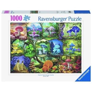 Ravensburger - Puzzle ciuperci colorate 1000 piese design nou imagine