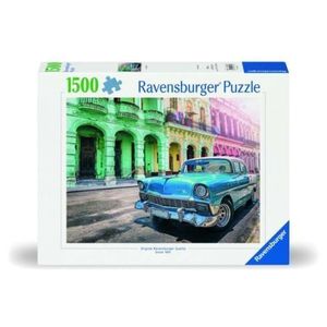 Ravensburger - Puzzle masina din Cuba 1500 piese design nou imagine