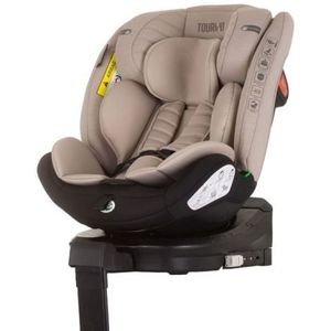 Scaun auto Chipolino Tourino I-Size 40-150 cm macadamia cu sistem Isofix imagine