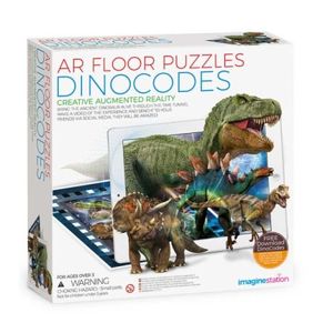 Puzzle de podea cu realitate augmentata AR - Dinozauri imagine