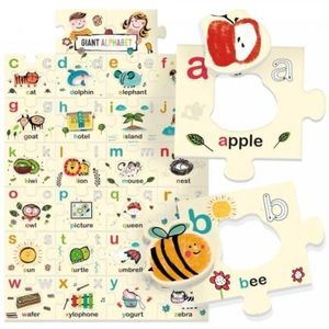 Headu Ecoplay - Puzzle Mare Alfabetul In Engleza imagine