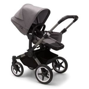 Carucior Bugaboo Donkey 5 Mono Graphite Grey Melange imagine