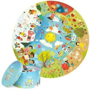 Puzzle rotund, 150 piese, Boppi - Anotimpuri imagine