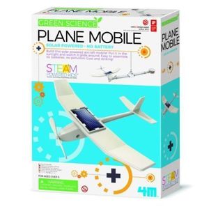 Kit constructie Avion Mobil, Stiinta Verde - Green Science imagine