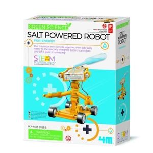 Kit constructie Robot alimentat cu sare, Stiinta Verde - Green Science imagine