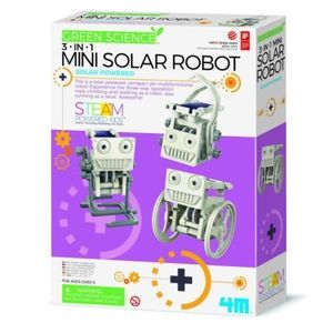 Kit constructie Robot Solar mini 3 in 1, Stiinta Verde - Green Science imagine