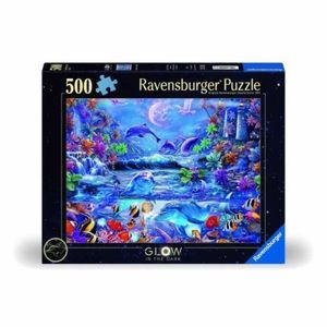 Ravensburger - Puzzle animale marine 500 piese straluceste in intuneric design nou imagine