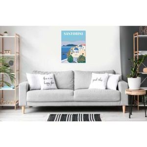 Ravensburger - Pictura pe numere Tablou Canvas Santorini imagine