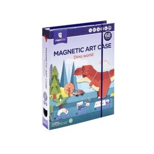 Joc puzzle magnetic de arta si asociere - Lumea dinozaurilor imagine