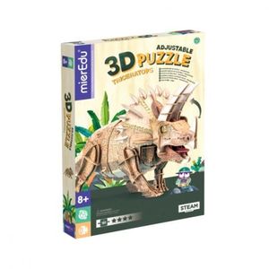 Puzzle 3D reglabil - TRICERATOPS (deluxe) imagine