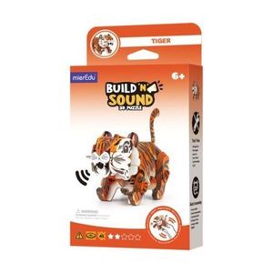 Puzzle 3D cu sunete - Tigru, Build n Sound imagine