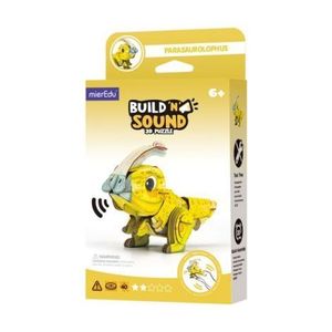 Puzzle 3D cu sunete - Parasaurolophus, Build n Sound imagine