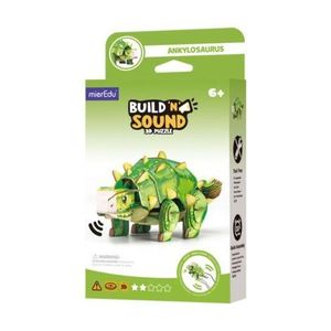 Puzzle 3D cu sunete - Ankylosaurus, Build n Sound imagine