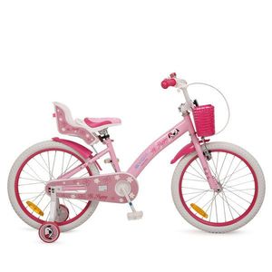 Bicicleta pentru fetite cu roti ajutatoare Byox Puppy 20 inch imagine