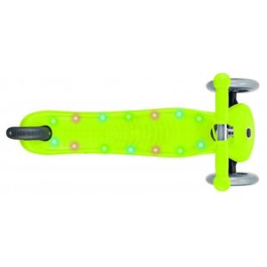 Trotineta Primo Starlight Verde cu 3 roti LED, ghidon reglabil din aluminiu, pliabila, platforma antiderapanta, greutate suportata 50 kg, varsta 3 ani+ imagine