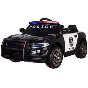 Masinuta electrica Nichiduta Police Patrol Black 70W cu girofar politie si statie, unitate audio cu display baterie USB si sistem troller imagine