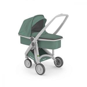 Carucior 2 In 1 100 Ecologic Grey Sage imagine