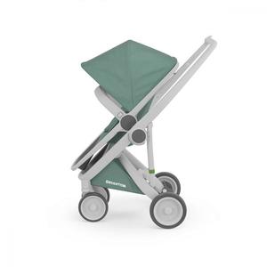 Carucior Greentom Reversible 100 Ecologic Grey Sage imagine