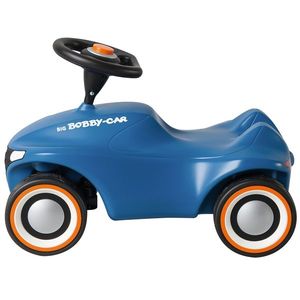 Masinuta pentru copii fara pedale Big Bobby Car Neo Blue, roti din cauciuc silentios, potrivita copiilor cu varsta peste 1 an, cu greutatea pana la 50 kg imagine