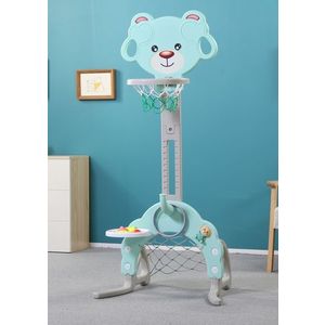 Cos de baschet multifunctional 3 in 1 Bear Green imagine