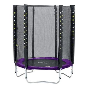 Set Trambulina Cu Plasa De Protectie Junior 140 Cm PLUM imagine