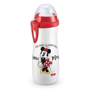 Cana Nuk Sport Mickey Rosu 450 ml + Adaptor Push-Pull imagine