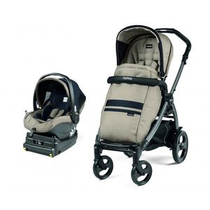 Carucior 2 in 1 Peg Perego Book 51 Titania i-Size Luxe Ecru 0 - 22 kg imagine