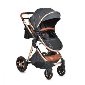 Carucior 2 in 1 transformabil Moni Alma Black imagine