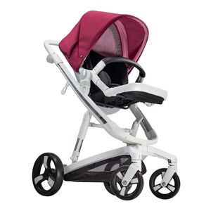 Carucior Bebumi Space Eco 2 in 1 Ruby cadru alb imagine