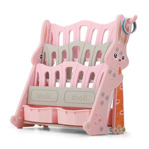 Organizator pentru carti si jucarii Nichiduta Rabbit Pink imagine