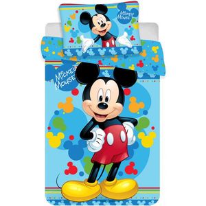 Set lenjerie pat copii Mickey Child 100x135 + 40x60 SunCity imagine