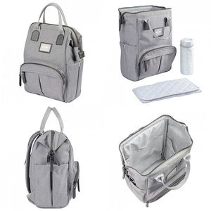 Rucsac de infasat Beaba Wellington Heather Grey imagine