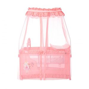 Patut pliabil stil baldachin Magic Sleep cu accesorii Pink Princess imagine