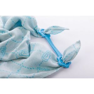 Set Swaddle si suport de prindere baveta eKoala blue imagine