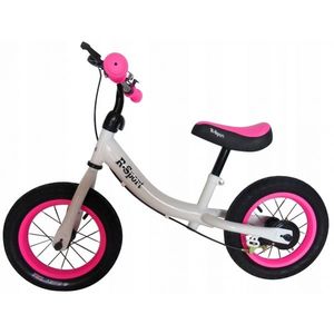 Bicicleta fara pedale R-Sport R3 alb-roz imagine