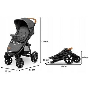 Carucior sport Annet Plus Blue Denim Lionelo imagine