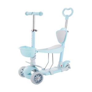 Trotineta KikkaBoo BonBon 4in1 Candy Blue imagine