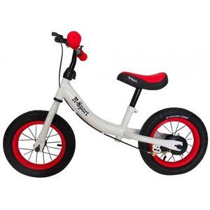 Bicicleta fara pedale R-sport R3 alb-rosu imagine