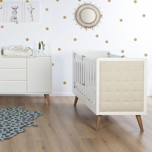 Patut Childhome Retro Rio 60x120 cm Mdf Alb imagine