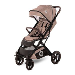 Carucior 2 in 1 cos auto inclus Storm cadru aluminiu Pearl Beige imagine