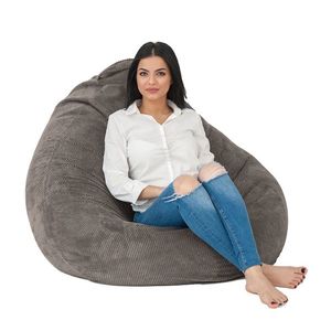 Fotoliu mare nirvana gigant old oak umplut cu perle polistiren beanbag marca Pufrelax imagine