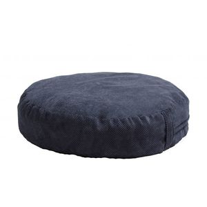 Fotoliu puf tip sac relaxo dusty blue cu husa detasabila textila umplut cu perle polistiren imagine