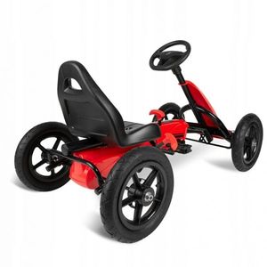 Kart cu pedale si roti gonflabile gokart rk 592 Ricokids rosu imagine