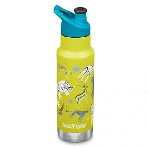 Termos din otel inoxidabil 355 ml cu capac sport Klean Kanteen Kid Classic Narrow Safari imagine