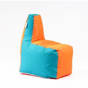 Fotoliu puf tip scaun pentru copii 2-8 ani sunlounger junior panama risen shine umplut cu perle polistiren imagine