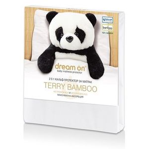 Protectie impermeabila pentru saltea 60x120cm Terry Bamboo Baby imagine