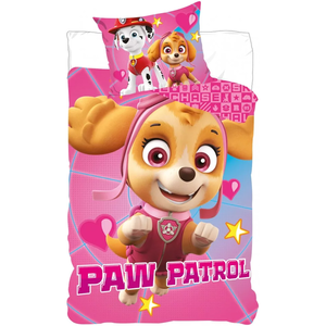 Set lenjerie pat copii Paw Patrol 100x135 Skye SunCity imagine