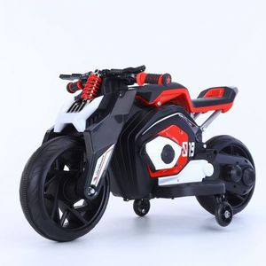 Motocicleta electrica copii 70W Speed Red cu roti ajutatoare, suport pentru picioare, sunete reale ale motorului imagine